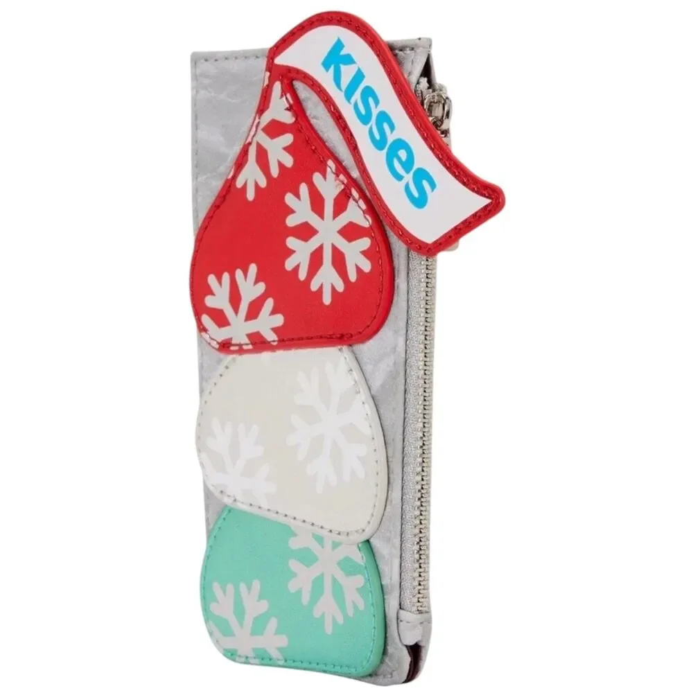 Loungefly Hershey's Kisses Chocolate Holiday Large Card Holder Wallet NEW